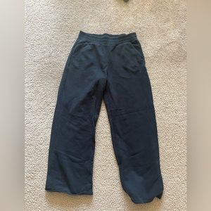 Black wide leg Hollister sweatpants